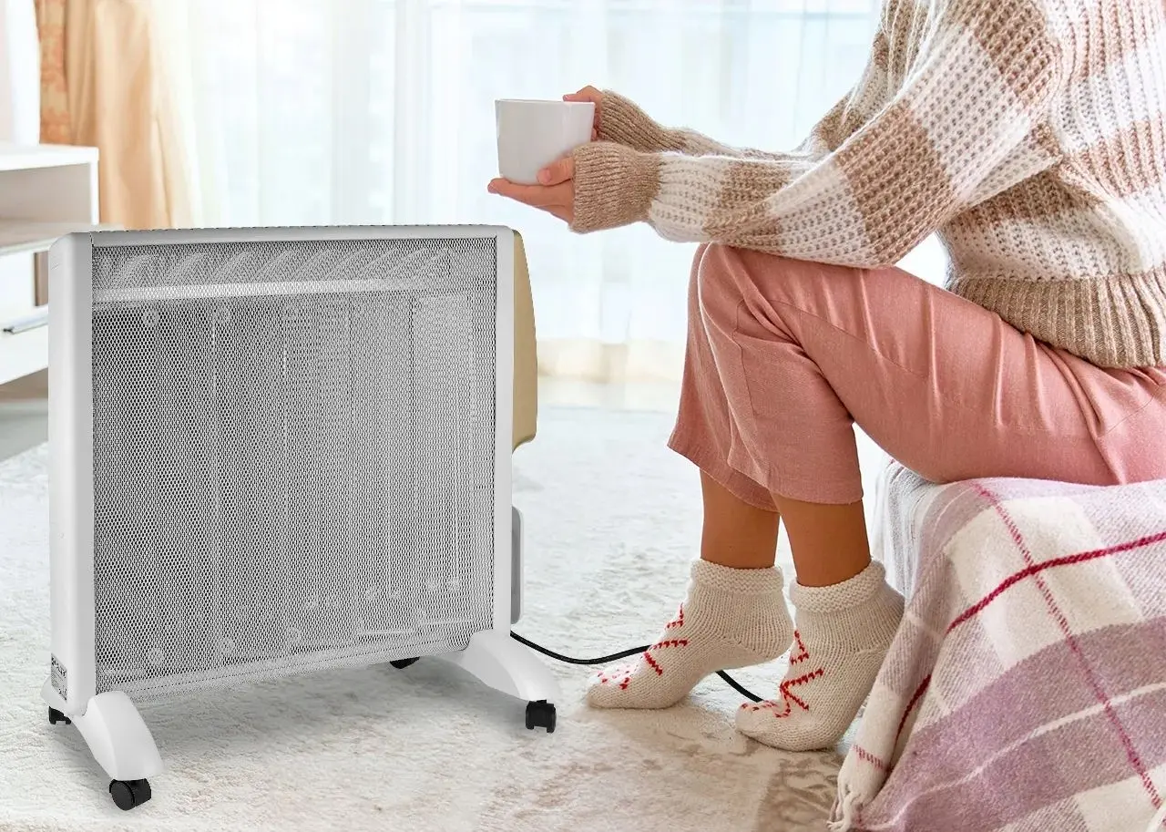 Incalzitor infrarosu Maltec ProMica2500W Eco (White/Bronze)