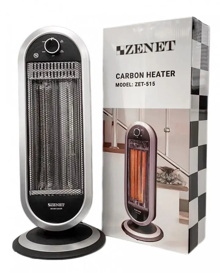 Инфракрасный обогреватель Zenet Zet-515 (Black/Silver) - 4