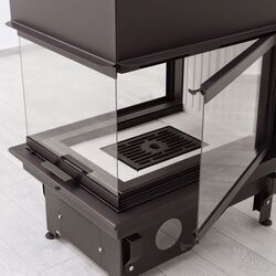 Каминная топка A-Caminetti Crystal 3D (Black) Thumb