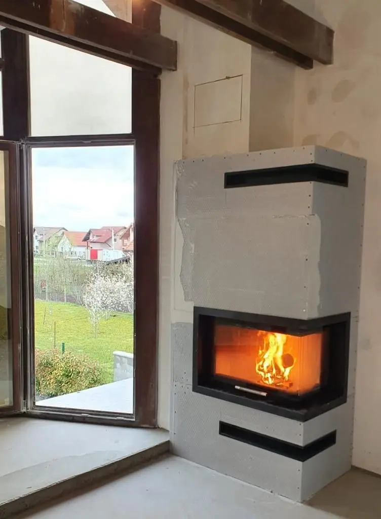 Каминная топка A-Caminetti Crystal 3D (Black) - 4