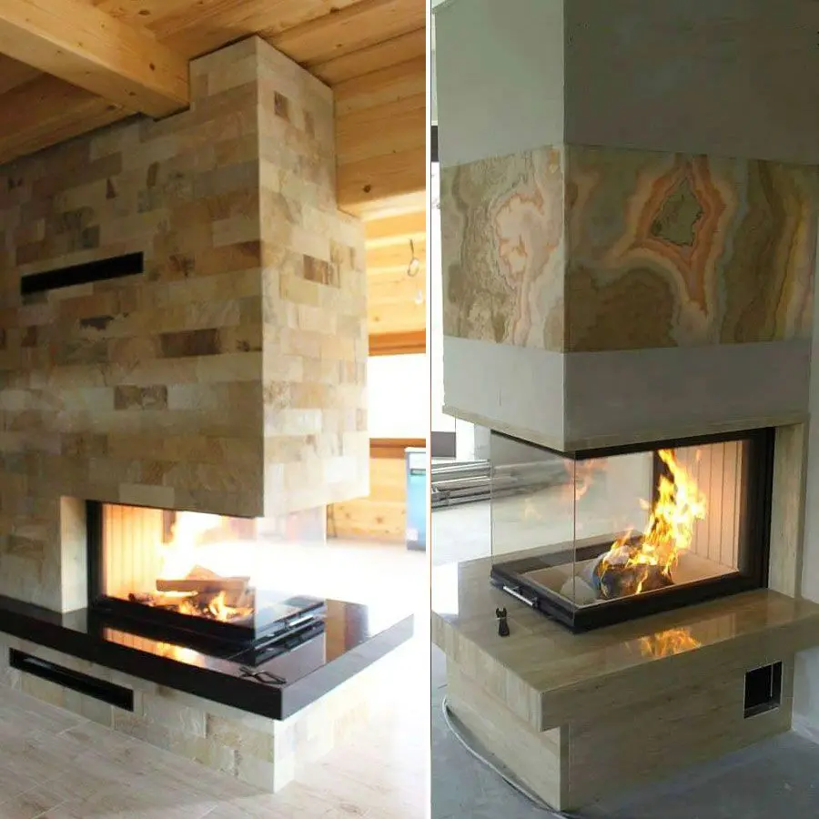 Печь-камин A-caminetti Crystal 3D (Black) - 2