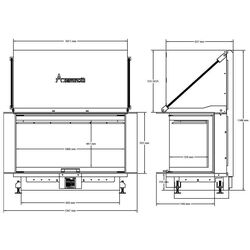 Печь-камин A-caminetti Crystal 80 Max (Black) Thumb