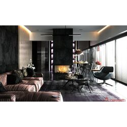 Печь-камин A-caminetti Crystal 80 Max (Black) Thumb