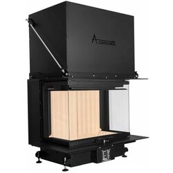 Печь-камин A-caminetti Crystal 80 Max (Black)