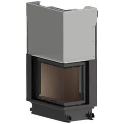 Печь-камин A-caminetti Quattro 80 Max Eco (Black)