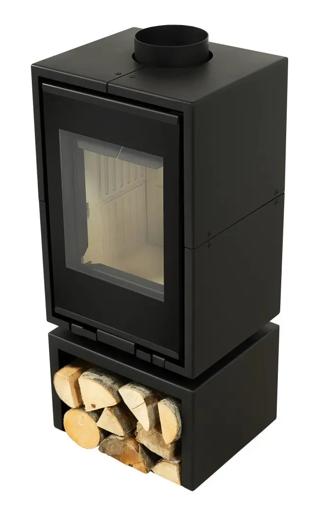 Печь-камин Acaminetti Panorama RS18 (Black) - 2