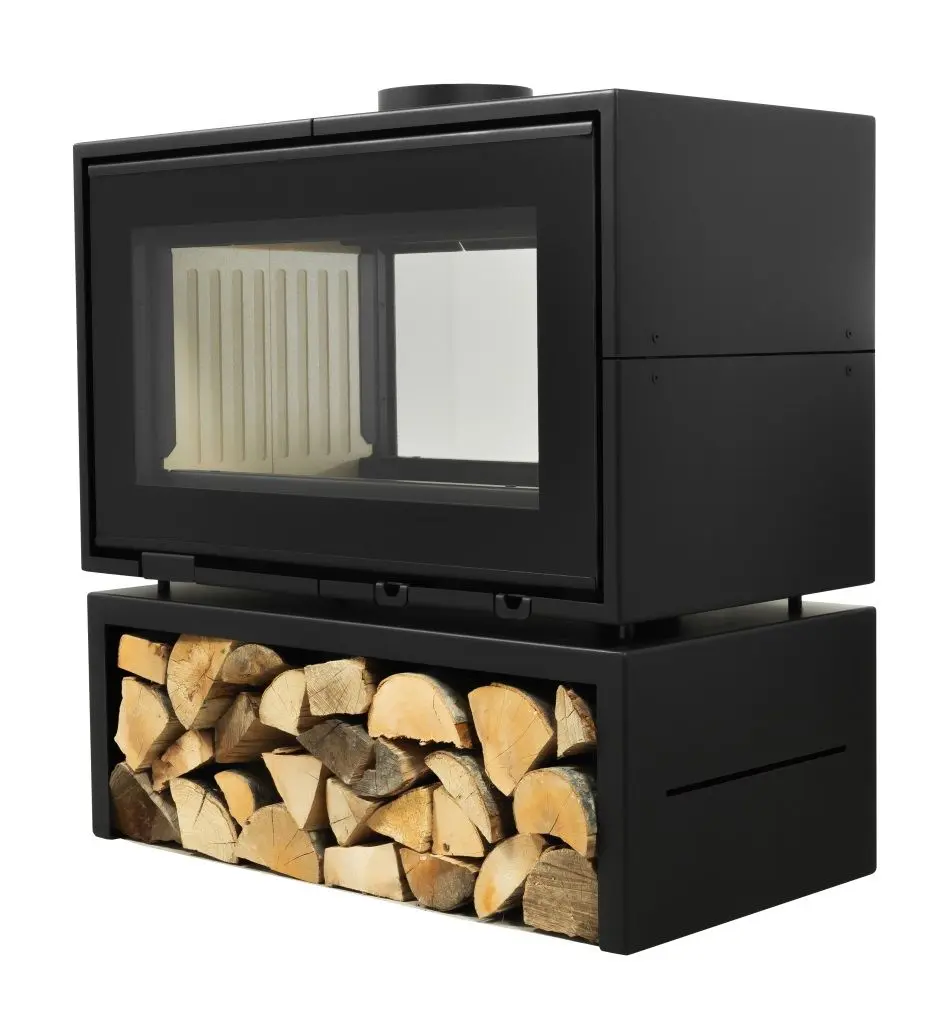 Печь-камин Acaminetti Tunnel 90 (Black) - 2