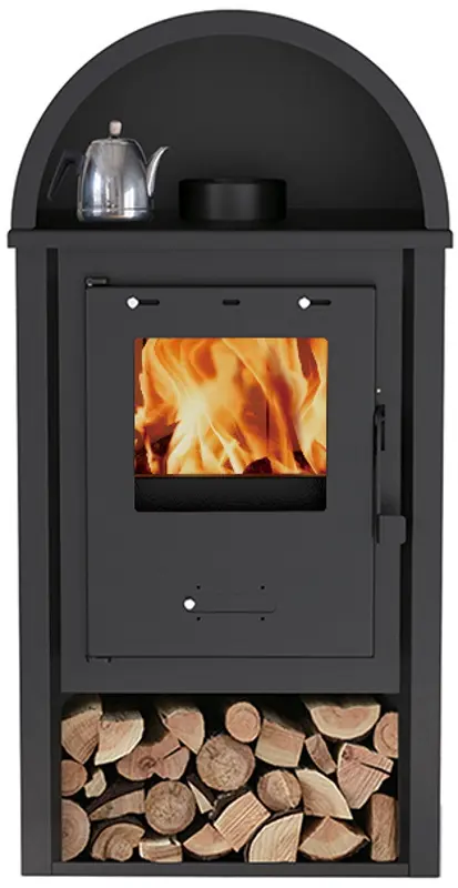 Soba-camin Art Flame Fuego (Black)