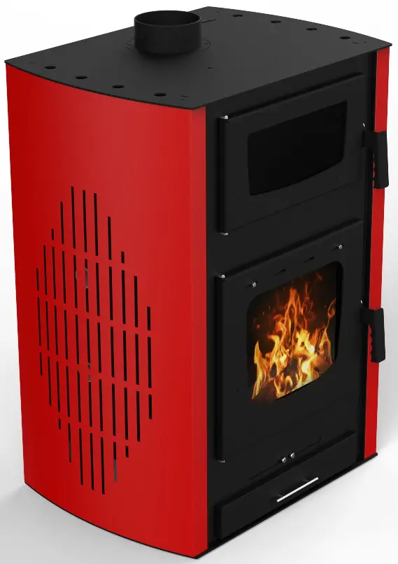 Soba-camin Art Flame Lava (Red/Black) - 2