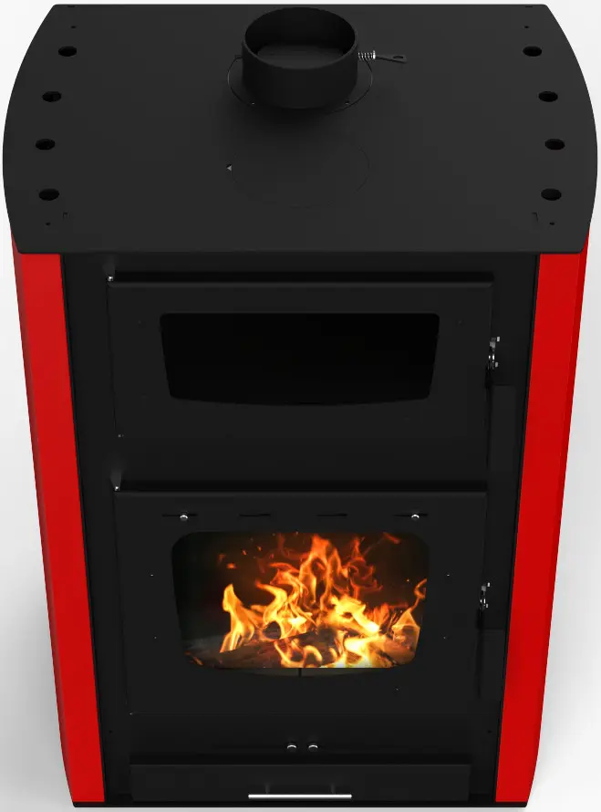Soba-camin Art Flame Lava (Red/Black) - 4
