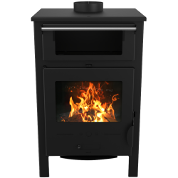 Soba-camin Art Flame Olympus (Black)