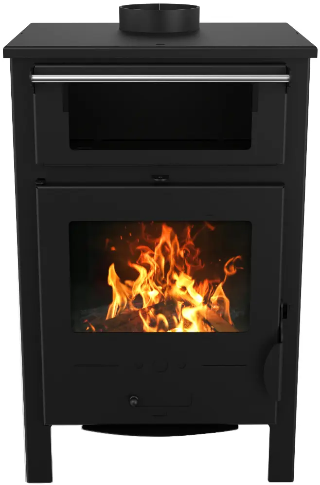 Soba-camin Art Flame Olympus (Black)