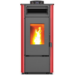 Soba-camin Art Flame Tower (Red/Black)