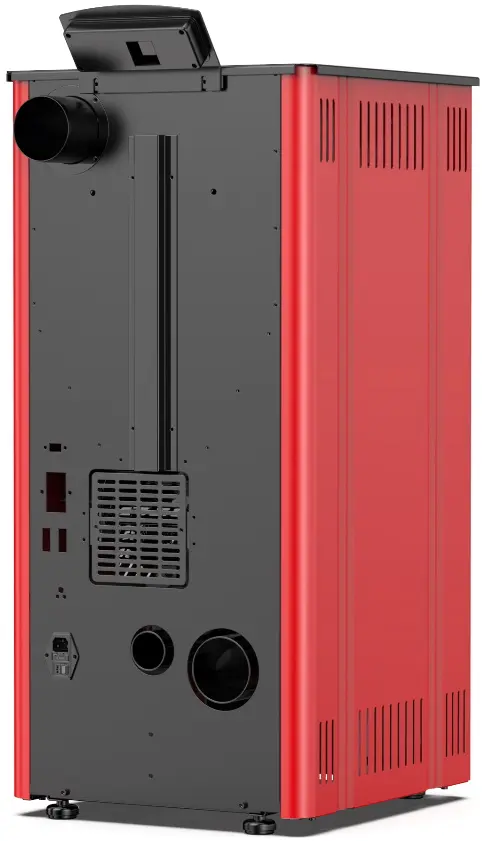 Soba-camin Art Flame Tower (Red/Black) - 5