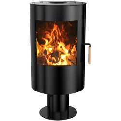Soba-camin Art Flame Volcano (Black)