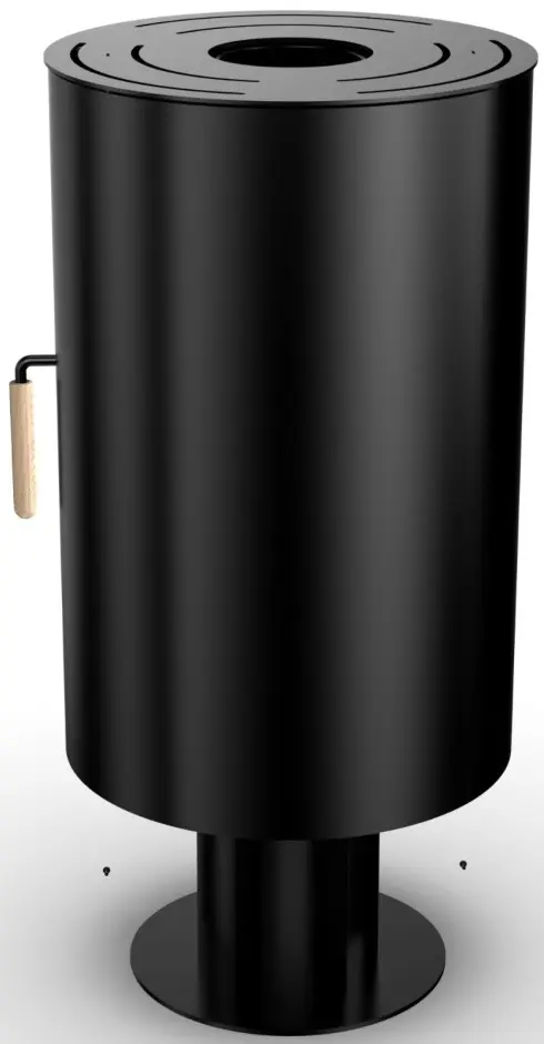 Soba-camin Art Flame Volcano (Black) - 4
