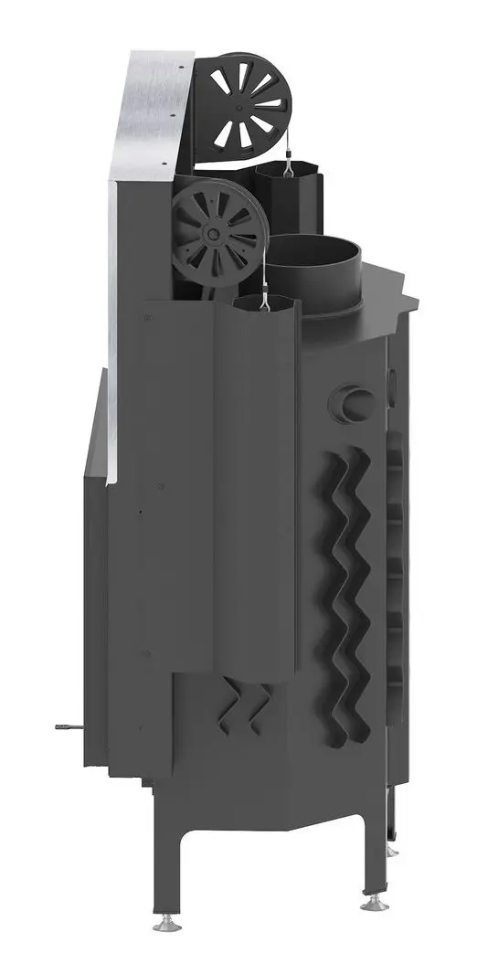 Каминная топка Hitze Albero AL11G.H-D (Black/Silver) - 4