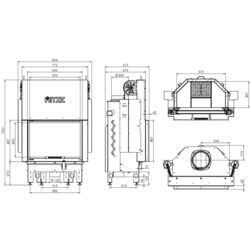 Каминная топка Hitze Albero AL11G.H-D (Black/Silver) Thumb