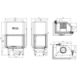 Каминная топка Hitze Albero AL11LG.H-D (Black/Silver) Thumb