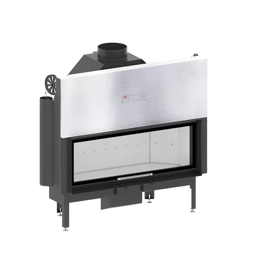 Каминная топка Hitze Albero AL120x43G.H-D (Black/Silver) - 2