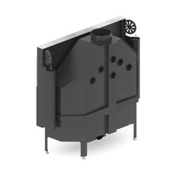 Каминная топка Hitze Albero AL120x43G.H-D (Black/Silver) Thumb