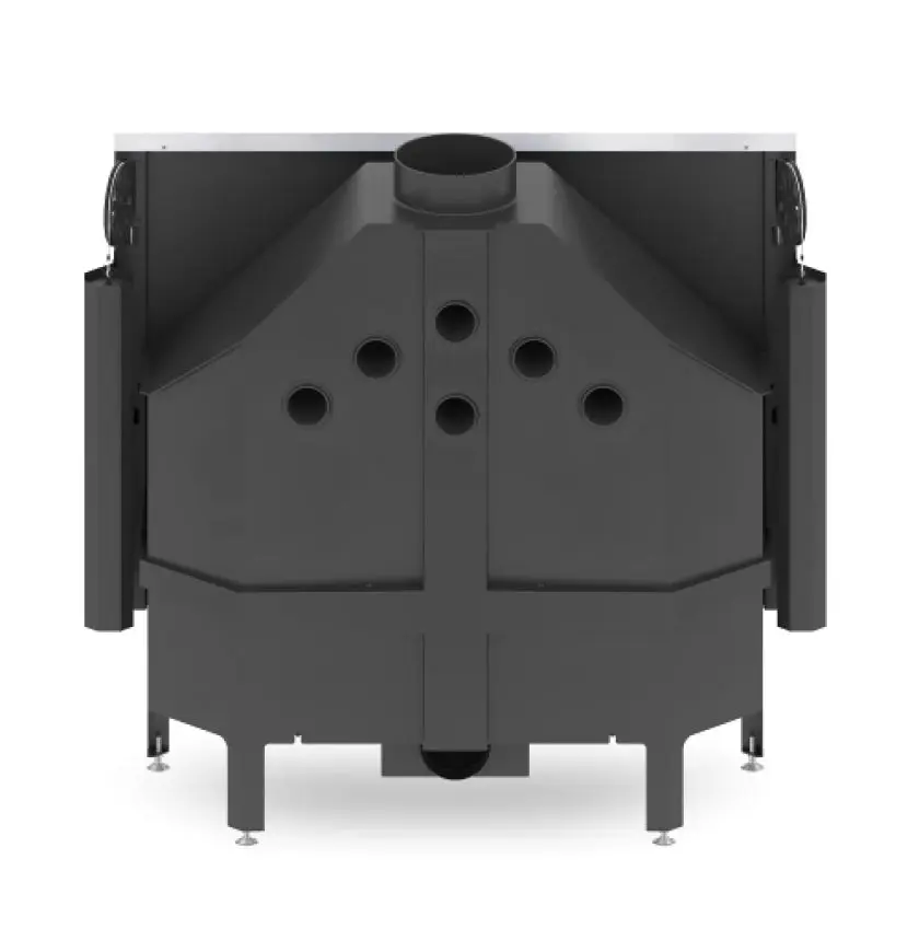 Каминная топка Hitze Albero AL120x43G.H-D (Black/Silver) - 4