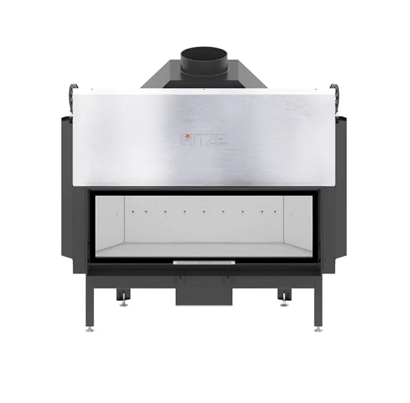 Каминная топка Hitze Albero AL120x43G.H-D (Black/Silver)