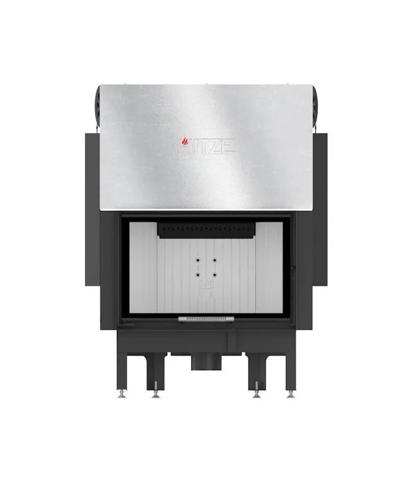 Каминная топка Hitze Albero AL14G.H-D (Black/Silver)