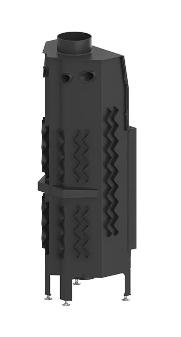 Focar semineu Hitze Albero AL14S.V-D (Black) - 3