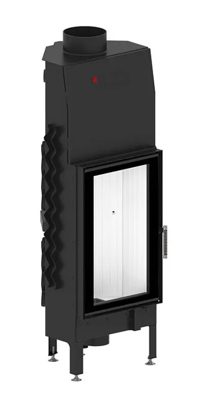 Focar semineu Hitze Albero AL14S.V-D (Black)