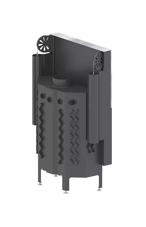 Каминная топка Hitze Albero AL16G.H-D (Black/Silver) - 3