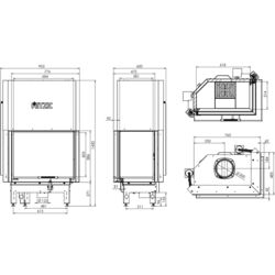 Каминная топка Hitze Albero AL16RG.H-D (Black/Silver) Thumb