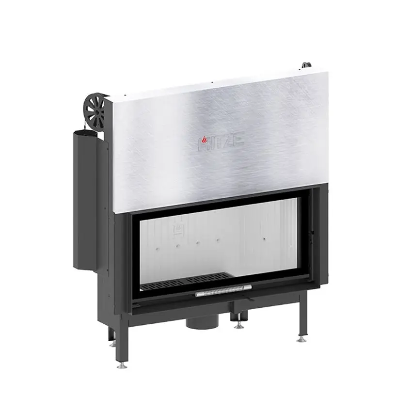 Каминная топка Hitze Albero AL19G.H-D (Black/Silver) - 2