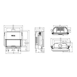 Каминная топка Hitze Albero AL19G.H-D (Black/Silver) Thumb