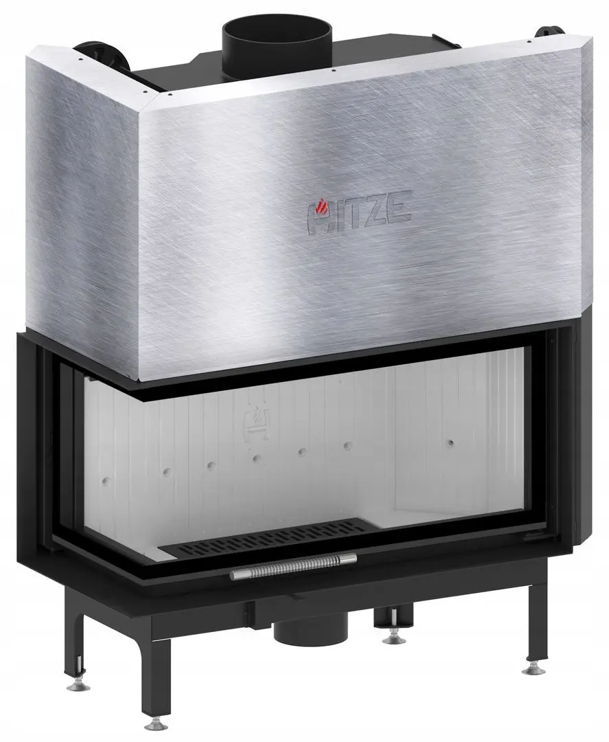 Каминная топка Hitze Albero AL19LG.H-D (Black/Silver) - 2