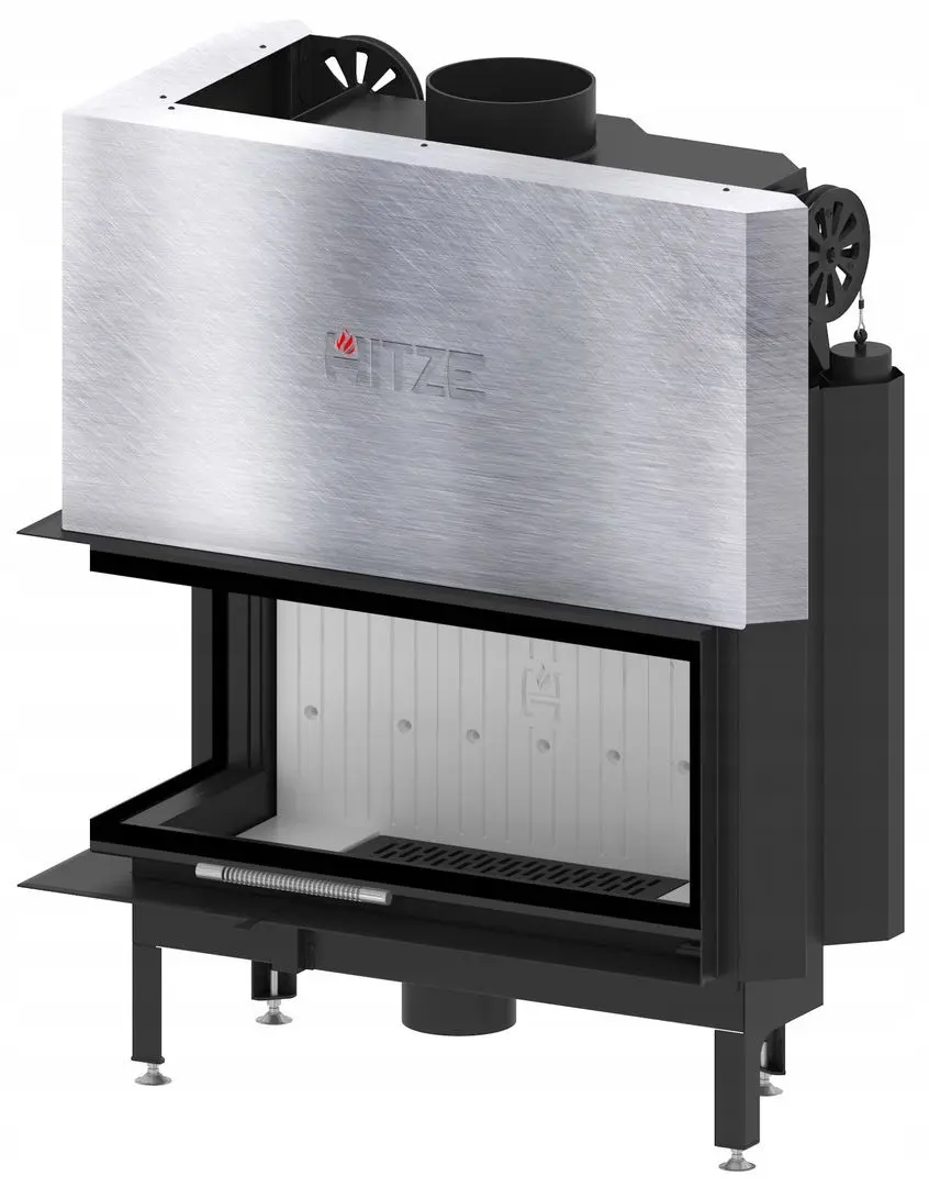 Каминная топка Hitze Albero AL19LG.H-D (Black/Silver) - 3