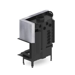 Каминная топка Hitze Albero AL19RG.H-D (Black/Silver) Thumb