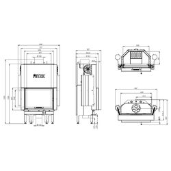 Каминная топка Hitze Albero Aquasystem ALAQS54x39.G-D (Black/Silver) Thumb