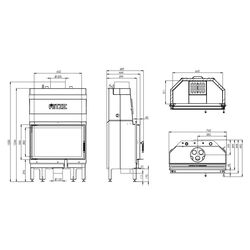 Каминная топка Hitze Albero Aquasystem ALAQS68x43.S-D (Black) Thumb