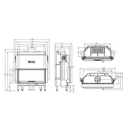 Каминная топка Hitze Albero Aquasystem ALAQS90x41.G-D (Black/Silver) Thumb