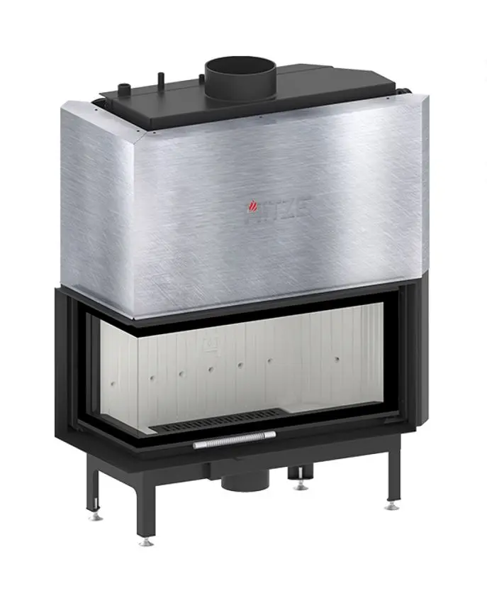 Каминная топка Hitze Albero Aquasystem ALAQS90x41.LG-D (Black/Silver) - 2