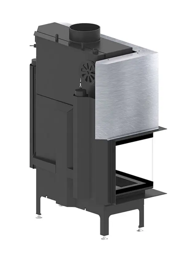 Каминная топка Hitze Albero Aquasystem ALAQS90x41.LG-D (Black/Silver) - 3