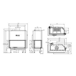 Каминная топка Hitze Albero Aquasystem ALAQS90x41.LG-D (Black/Silver) Thumb