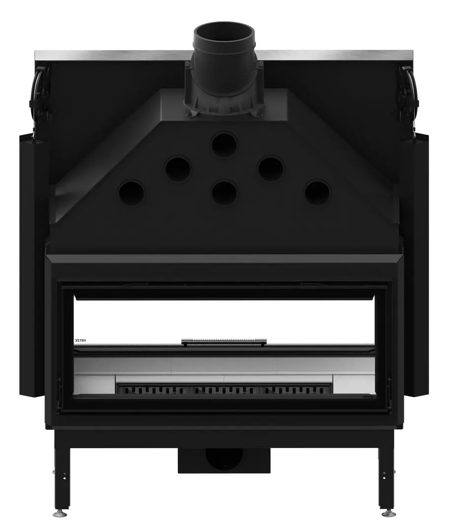 Каминная топка Hitze Ardente Duo ARD105x43.DGS (Black/Silver) - 4