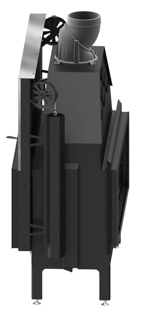 Каминная топка Hitze Ardente Duo ARD120x43.DGS (Black/Silver) - 2