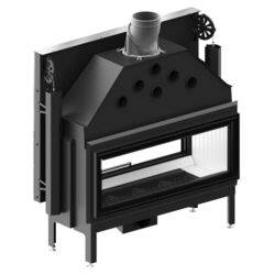 Каминная топка Hitze Ardente Duo ARD120x43.DGS (Black/Silver) Thumb