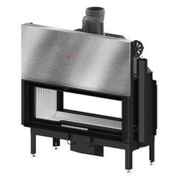 Каминная топка Hitze Ardente Duo ARD120x43.DGS (Black/Silver)