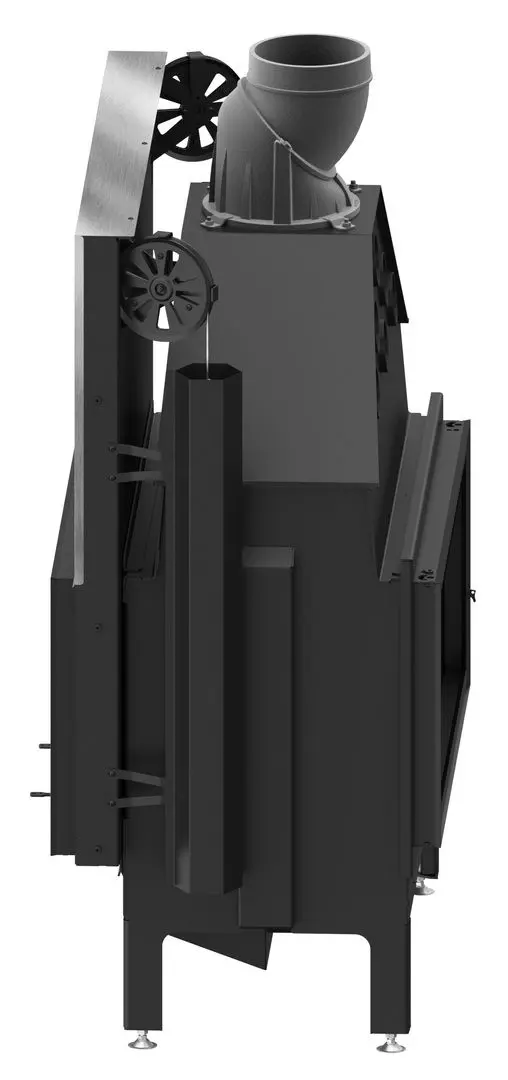 Каминная топка Hitze Ardente Duo ARD90x41.DGS (Black/Silver) - 2