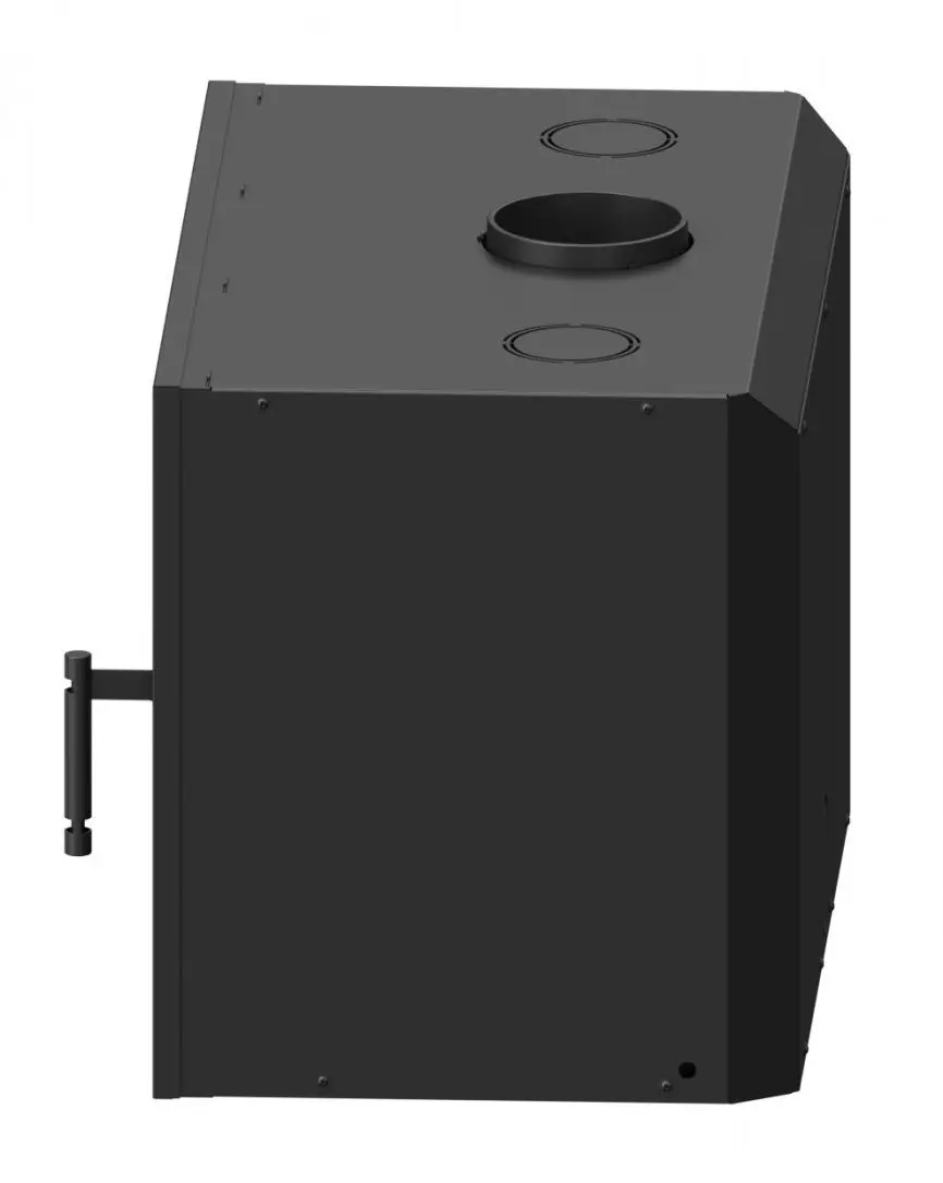 Каминная топка Hitze Cubo 800 (Black) - 4