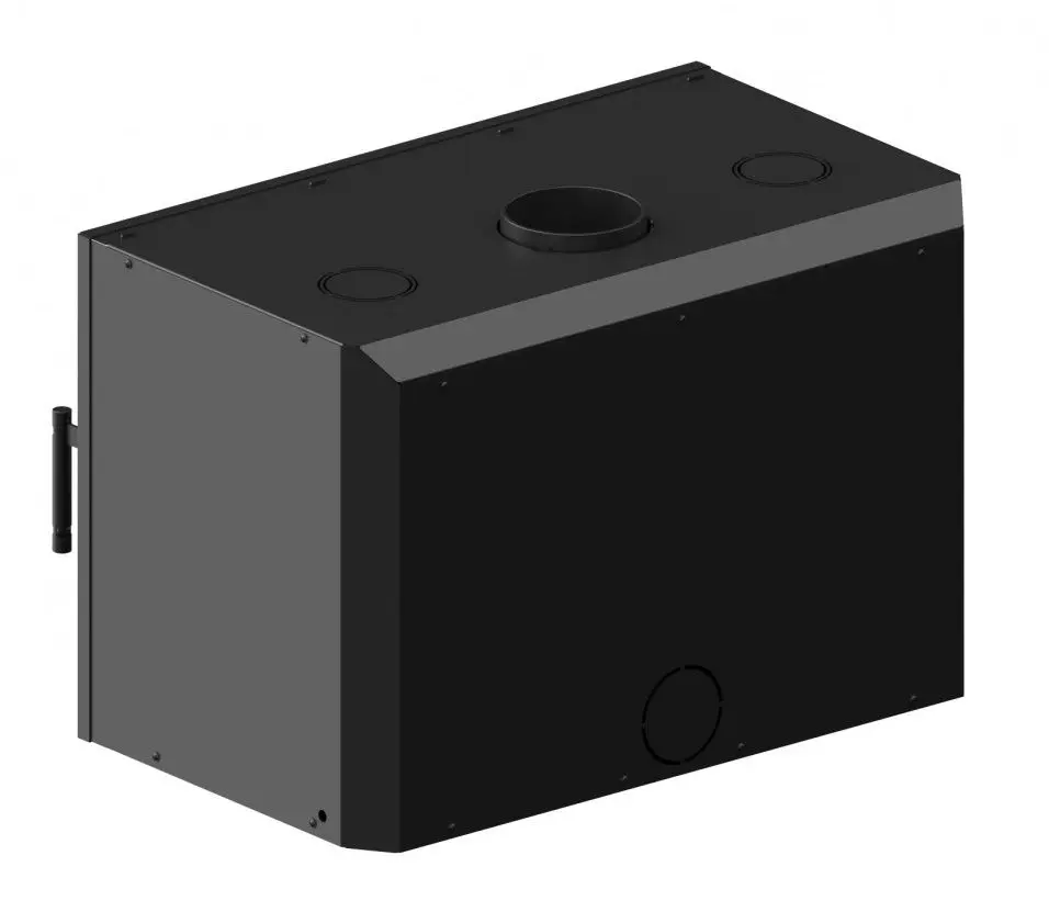 Каминная топка Hitze Cubo 800 (Black) - 5